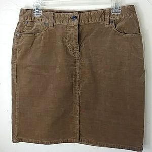 Talbots Corduroy Skirt